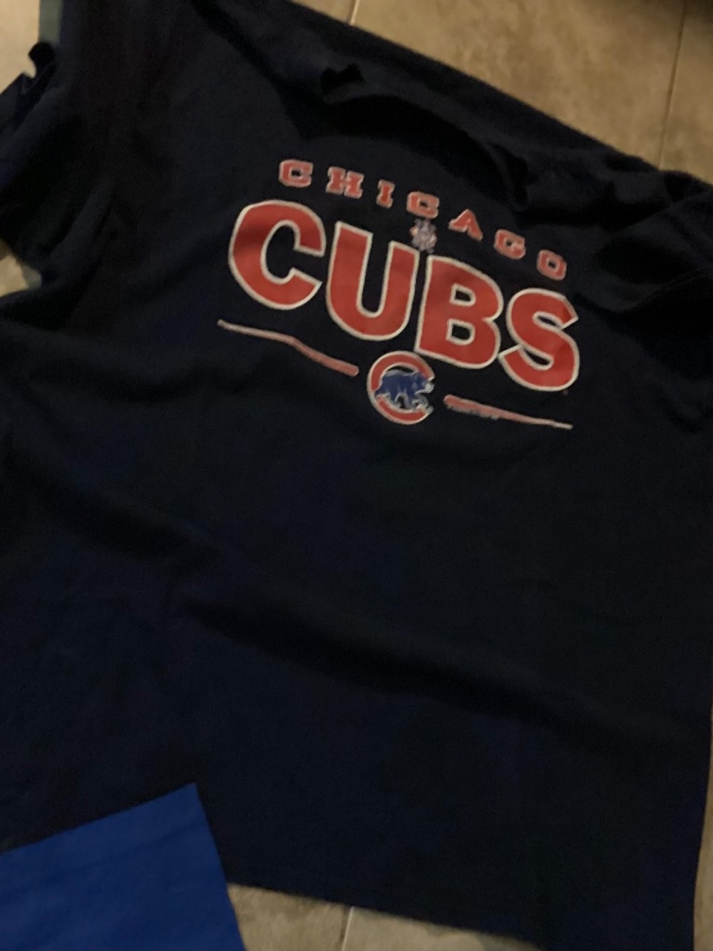 Share VINTAGE VF-IMAGEWEAR MLB Chicago Cubs 2008 blue T-SHIRT SIZE XL
